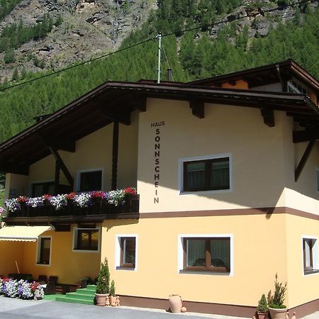 Haus Sonnschein Bed & Breakfast Solden Exterior photo